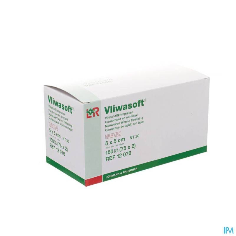 VLIWASOFT CP STER N/TIS.30G 5,0X 5,0CM 75X2 12076