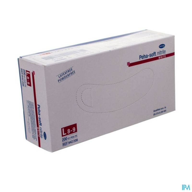 Peha Soft Handschoen Nitrile Wit l 200 9422082