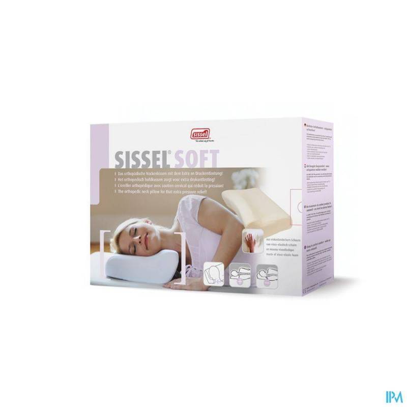 SISSEL SOFT M OREILLER VISCO-ELAST MEDIUM+TAIE