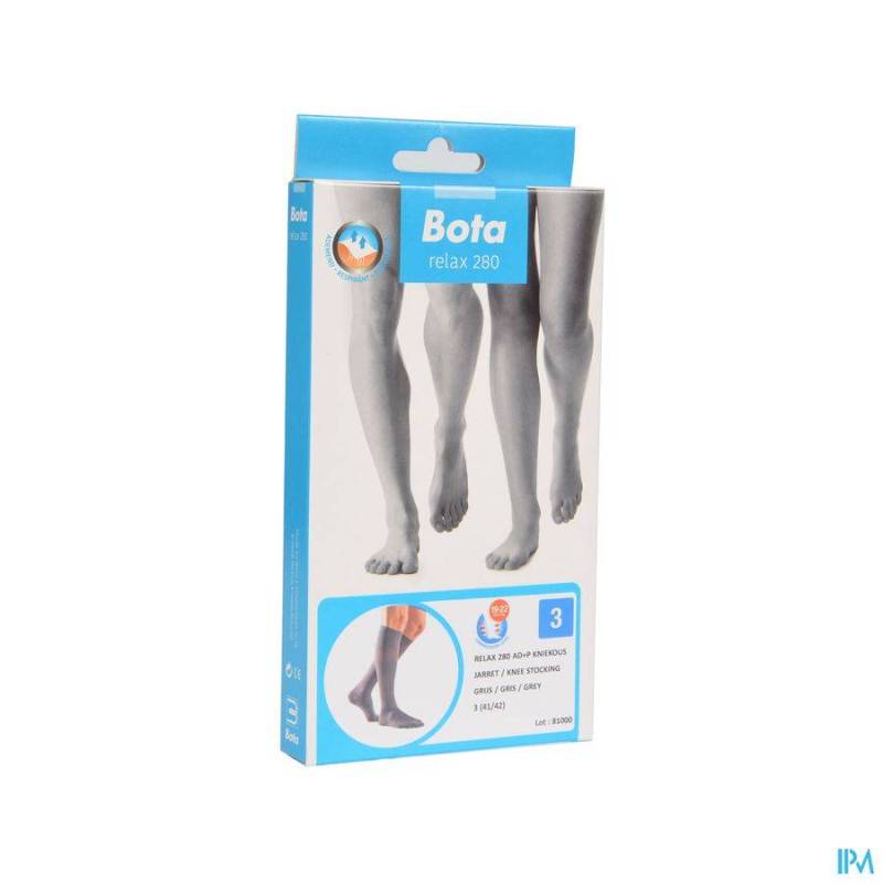 Bota Relax 280 Korte Kous Grys N3 2