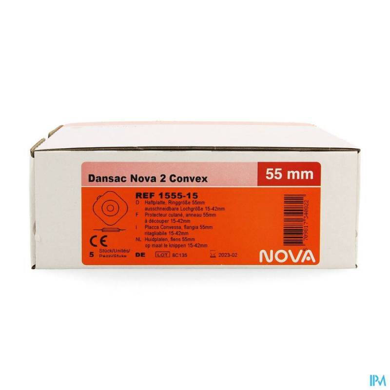 DANSAC NOVA 2 CONVEX PLAQUES 15-42MM 5 1555-15