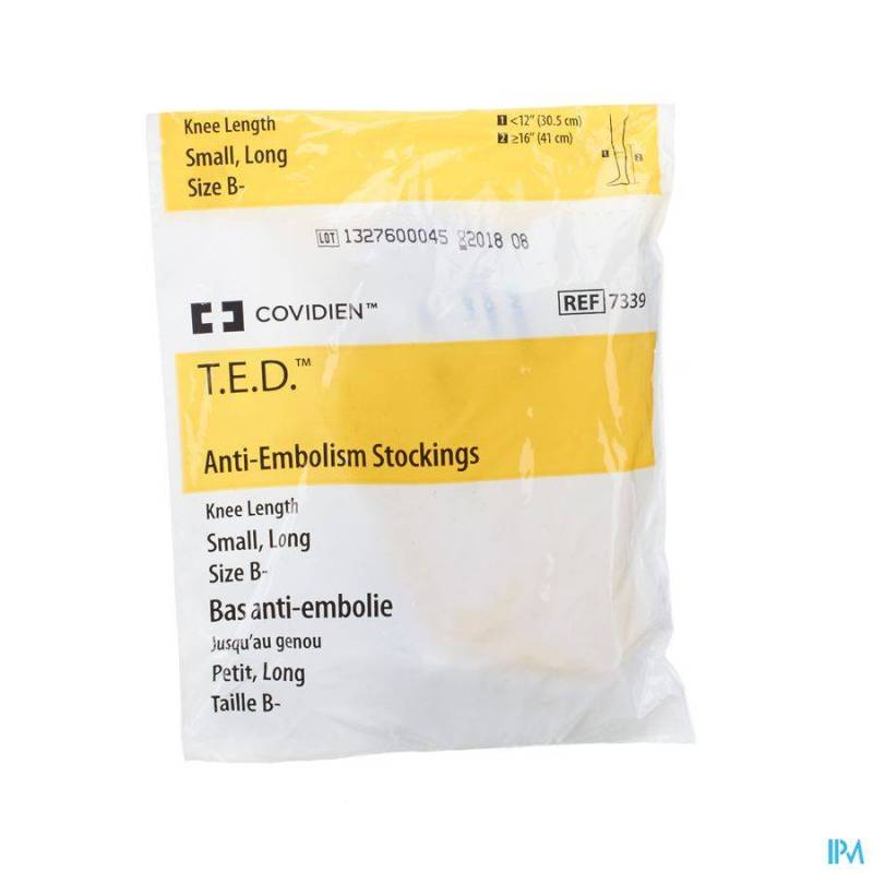 TED BAS GENOU 73390 S XLONG BLANC
