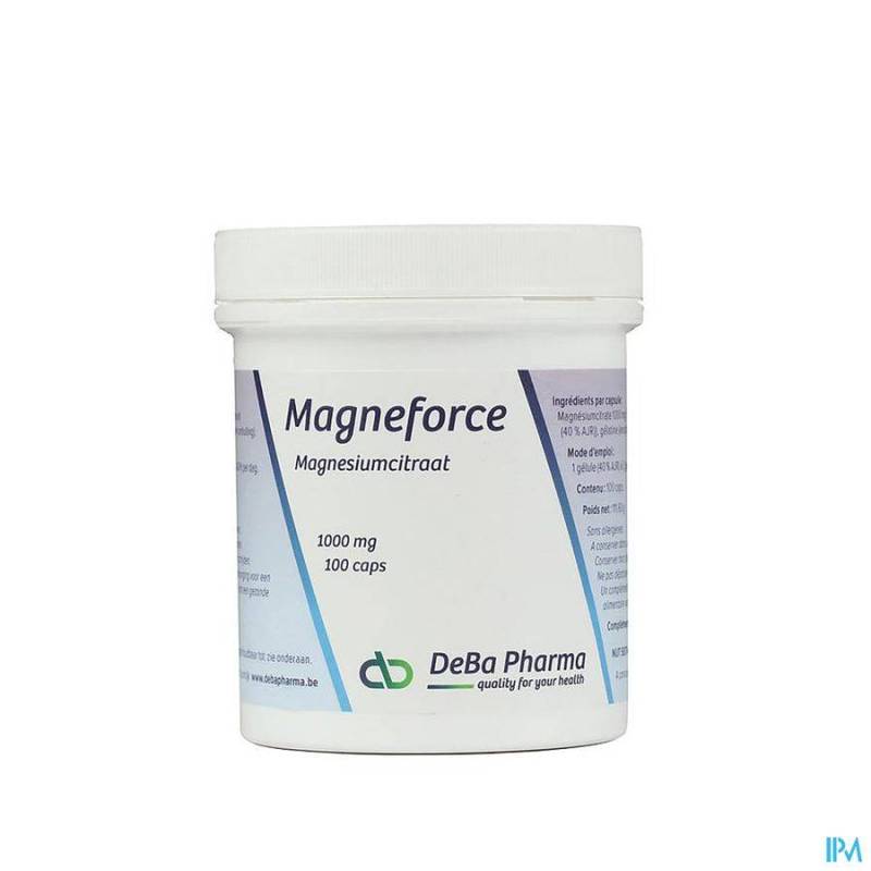 Deba Pharma Magneforce 1000mg 100 V-Capsules