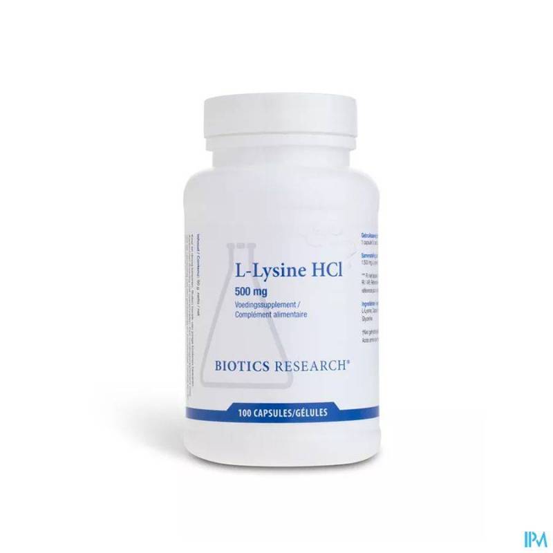 L-LYSINE BIOTICS CAPS 100X500MG