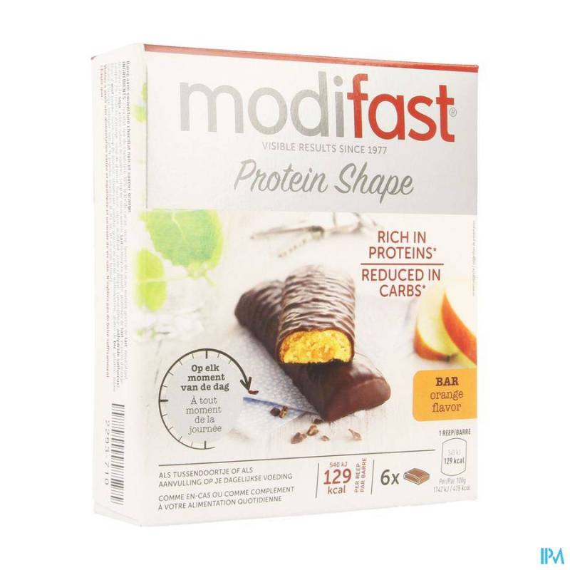 MODIFAST INTENSIVE CONTROL BARRE ORANGE-CHOCO PUR6