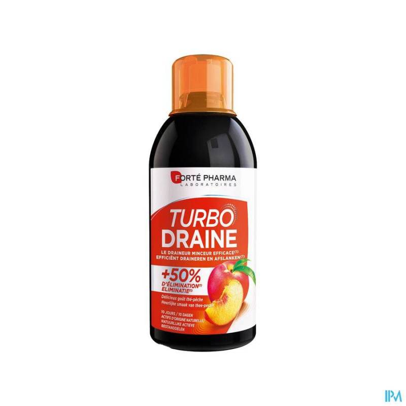 Forté Pharma TurboDraine Groene Thee/ Perzik 500ml