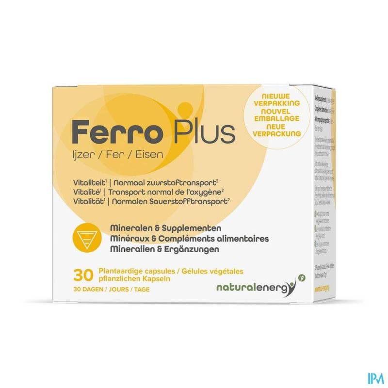 FERRO PLUS NATURAL ENERGY CAPS 30