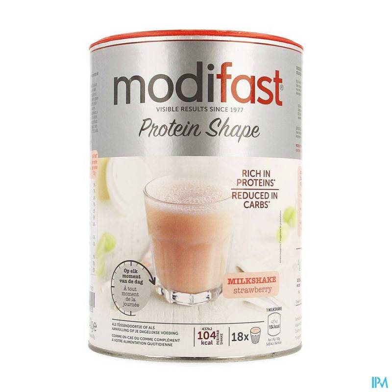 MODIFAST PROTIPLUS MILKSHAKE FRAISE 540G