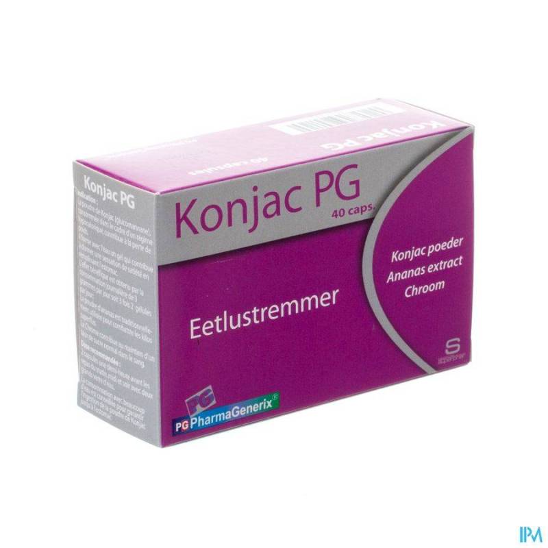 Konjac Pg Pharmagenerix Capsules  40