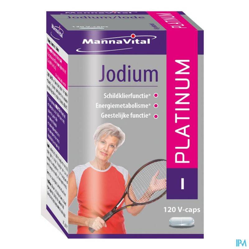 Mannavital Jodium Platinum Vegetarian Capsules  120