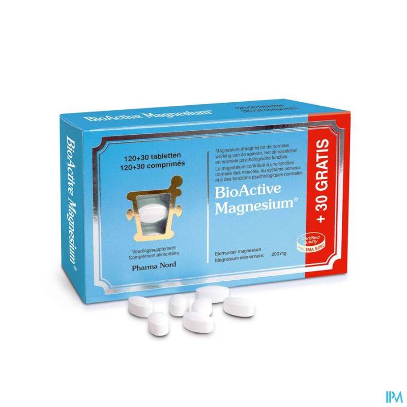 Pharma Nord Bio-Active Magnesium 120+30 Tabletten Gratis