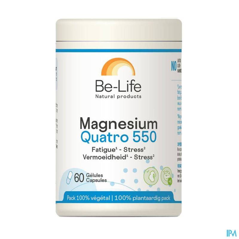 Magnesium Quatro 550 Be Life Pot Caps 60