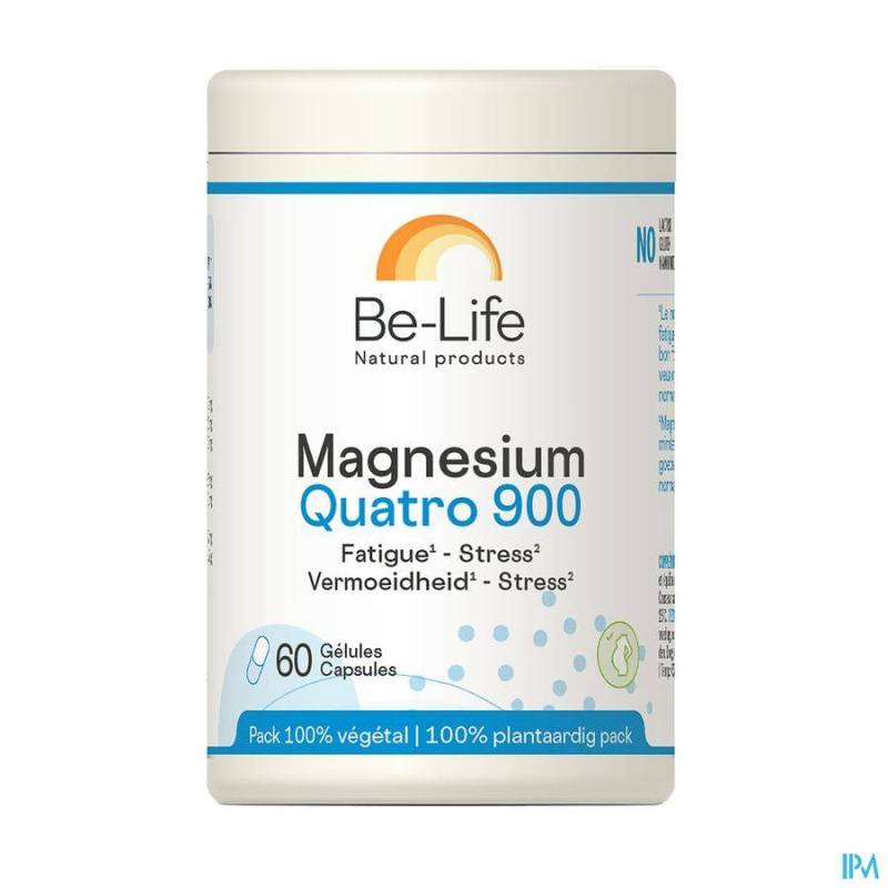 MAGNESIUM QUATRO 900 BE LIFE POT CAPS 60