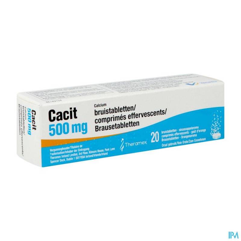 Cacit 500 Bruistabletten Tube 20 X 500mg  - Generisch