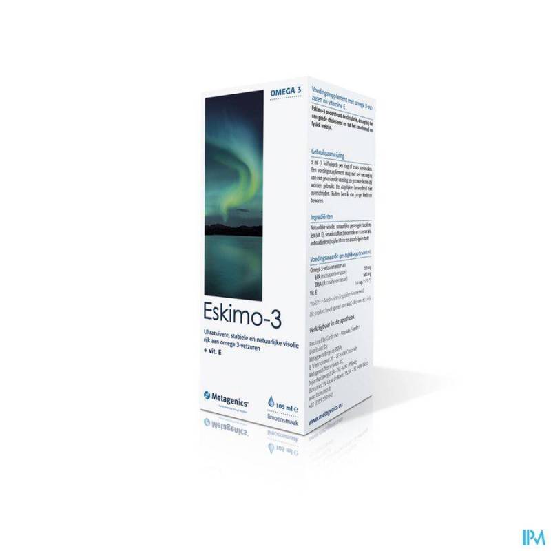 Eskimo-3 Limoen 105ml 175 Metagenics