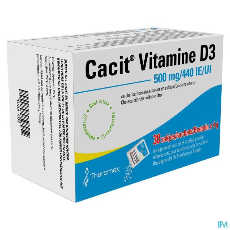 Cacit Vitamine D3 500/440 30 Zakjes  - Generisch