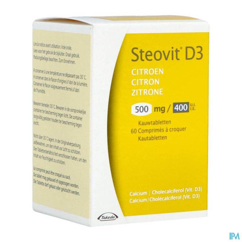 STEOVIT D3 500MG/400UI COMP 60