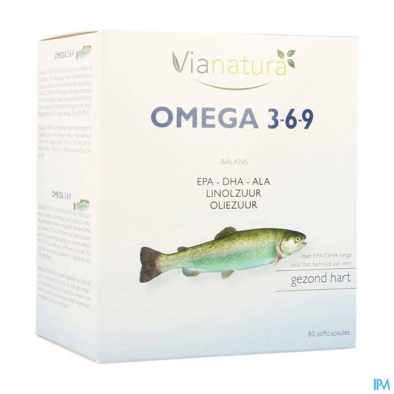 Via Natura Omega 3-6-9 Softcaps 80