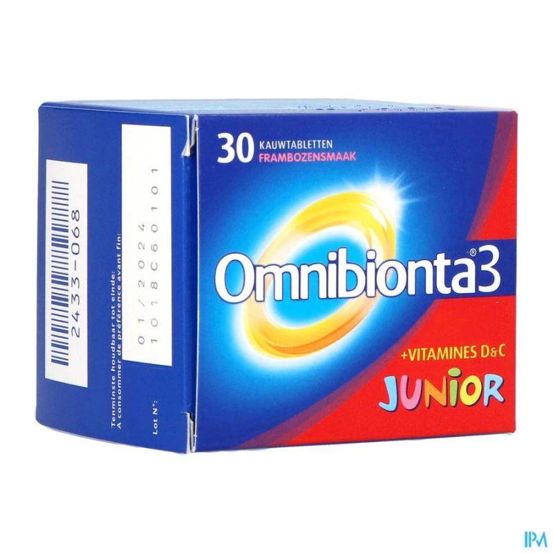 OMNIBIONTA-3 JUNIOR FRAMBOISE COMP A CROQUER 30