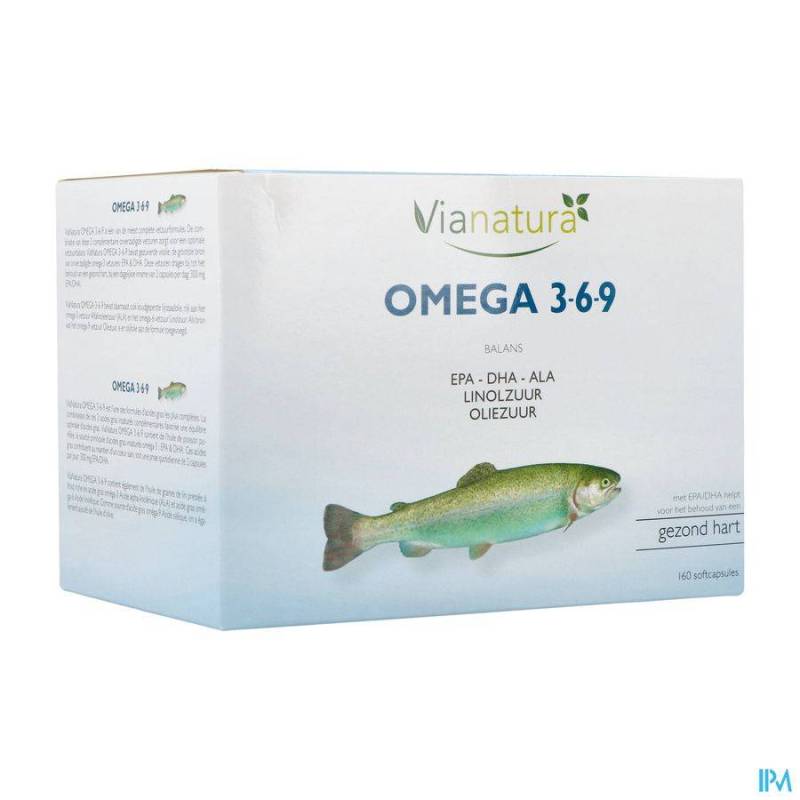 Via Natura Omega 3-6-9 Softcaps 160