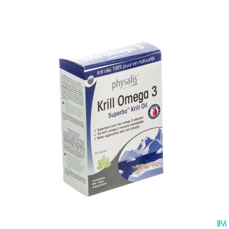 Physalis Krill Omega 3 Capsules  30