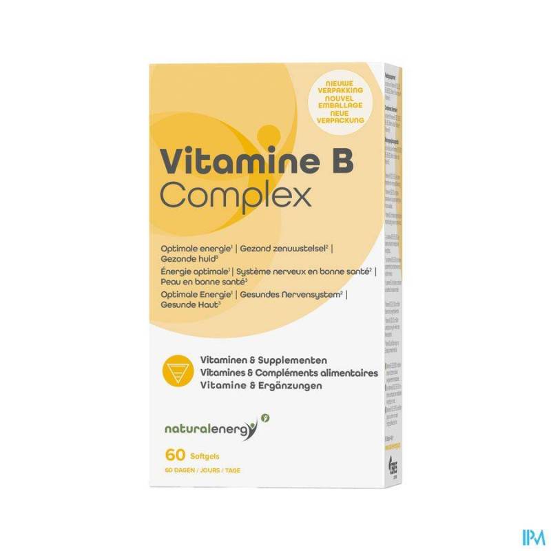 VITAMINE B COMPLEX NATURAL ENERGY CAPS 60