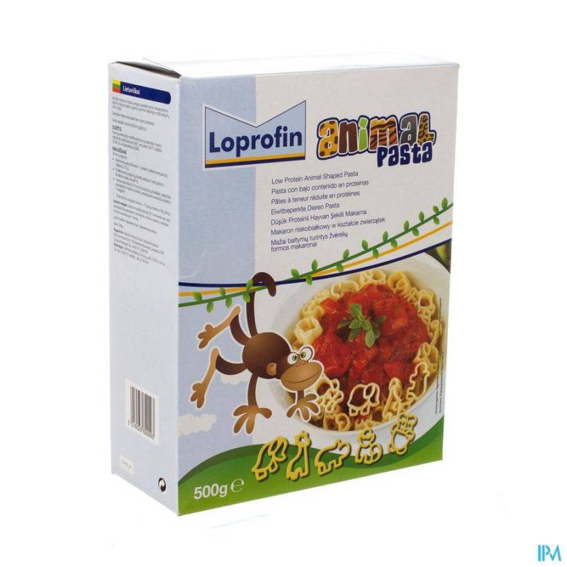 LOPROFIN ANIMAL PASTA LOW PROTEIN 500G