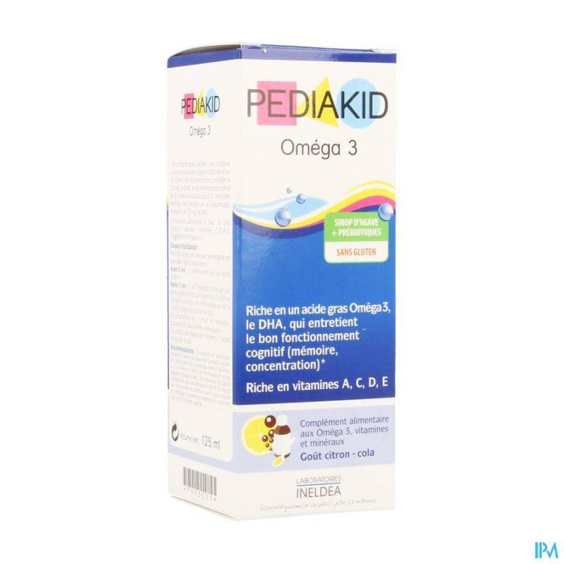 Pediakid Omega-3 Sol Drinkbaar Flacon 125ml