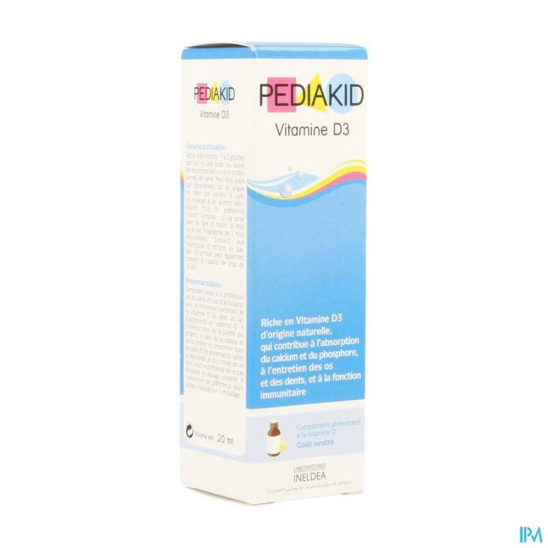 Pediakid Vitaline D3 Sol Drinkbaar Flacon 20ml