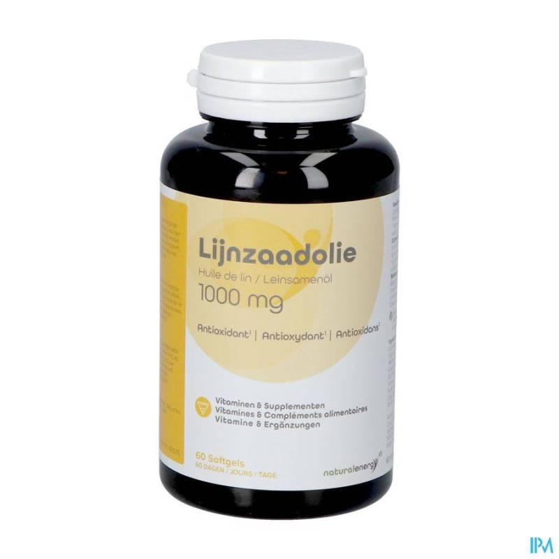 Natural Energy Lijnzaadolie 60 Capsules