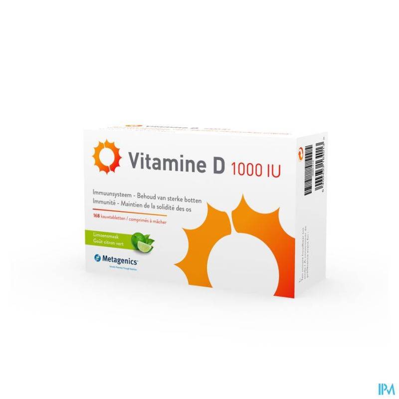 VITAMINE D 1000IU COMP 168 METAGENICS