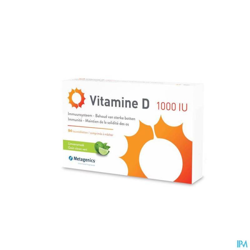 VITAMINE D 1000IU COMP 84 METAGENICS