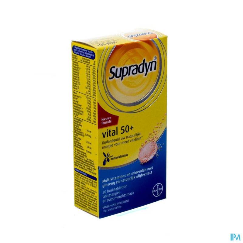 Supradyn Vital 50+ 30 Bruistabletten