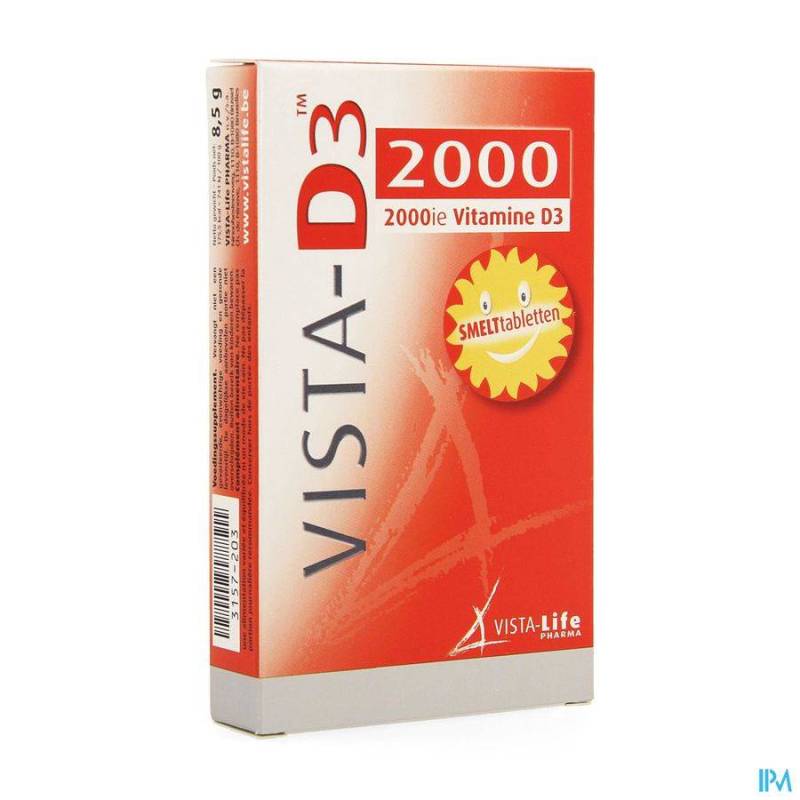 Vista D3 2000 Smelttabletten 60