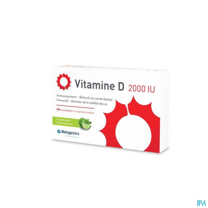 VITAMINE D 2000IU COMP 84 METAGENICS