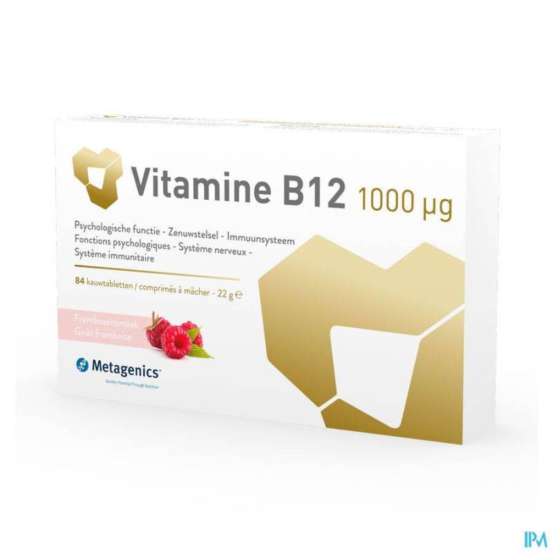 VITAMIN B12 1000MCG COMP CROQ 84 METAGENICS