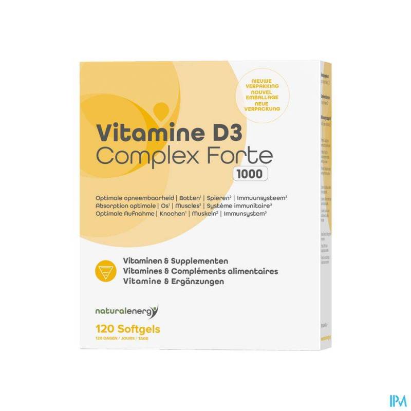 Natural Energy Vitamine D Complex Forte Tabl 120