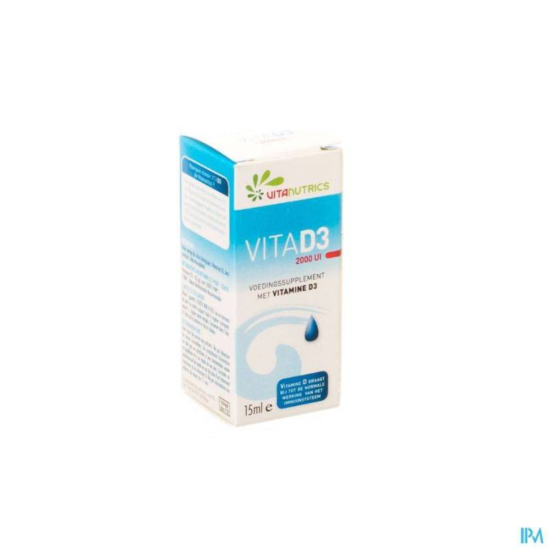 VITA D3 2000UI A VITANUTRICS Druppels 15ML