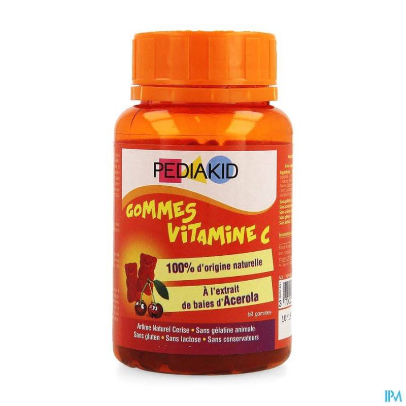 PEDIAKID GUMMES VITAMINE C GOMMETJES 60