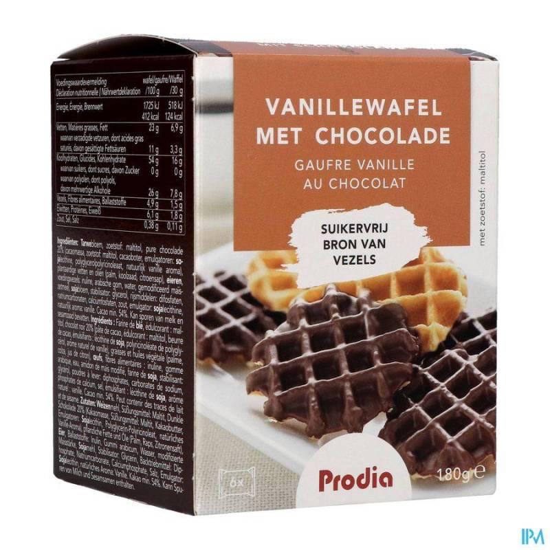 PRODIA GAUFRE VANILLE-CHOCOLAT 185G 5683