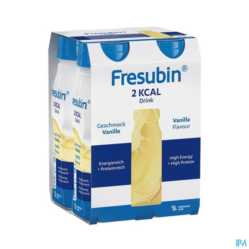 FRESUBIN 2KCAL DRINK VANILLE FL 4X200ML