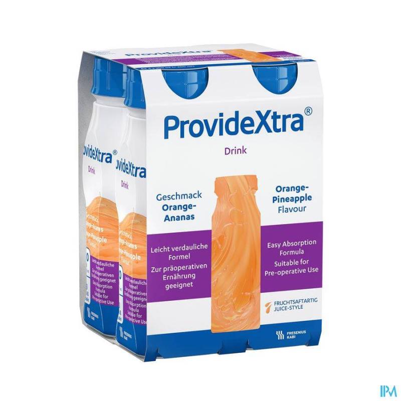 PROVIDE XTRA DRINK ANANAS-ORANGE FL 4X200ML