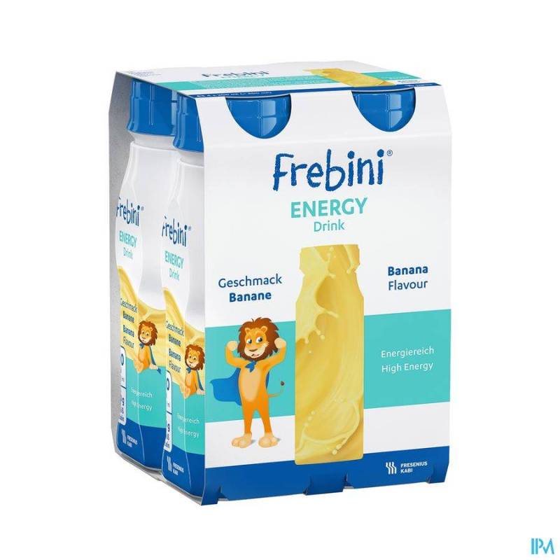 FREBINI ENERGY DRINK ENFANT BANANE FL 4X200ML