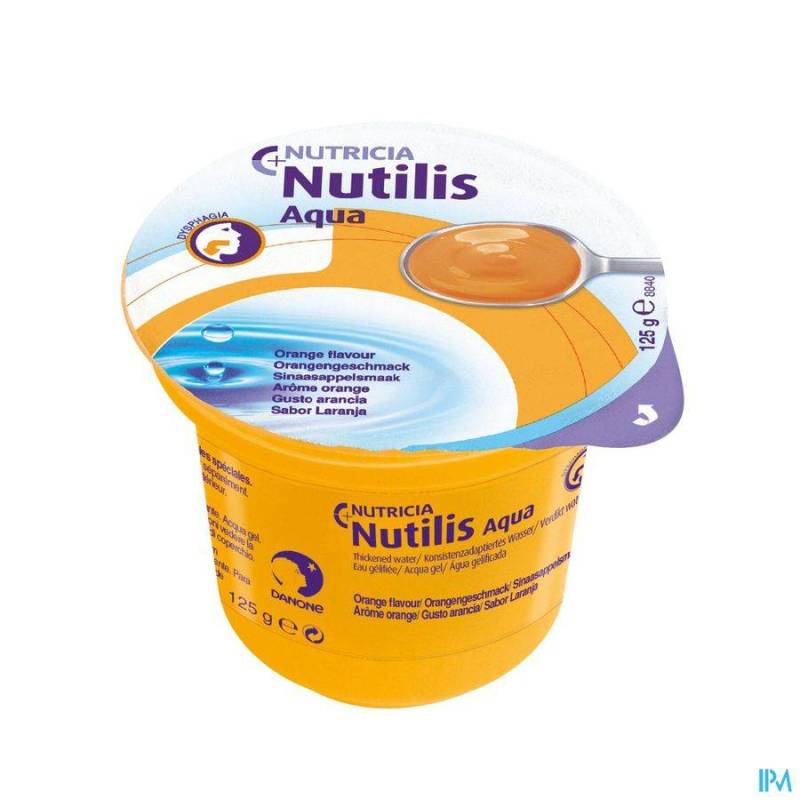 NUTILIS EAU GELIFIEE ORANGE CUPS 12X125G