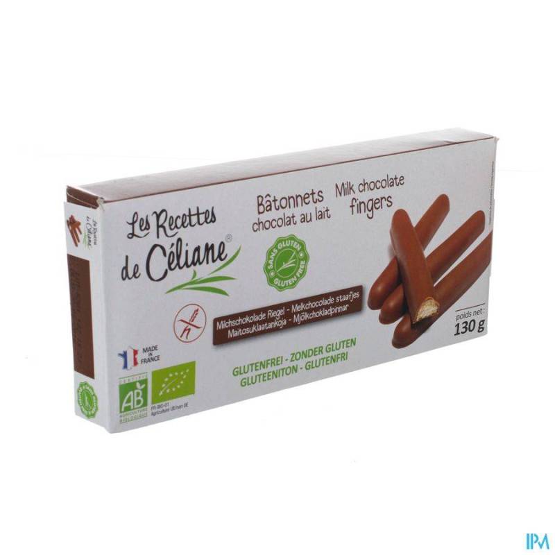 CELIANE BATONNET CHOCOLAT AU LAIT BIO 130G 4589