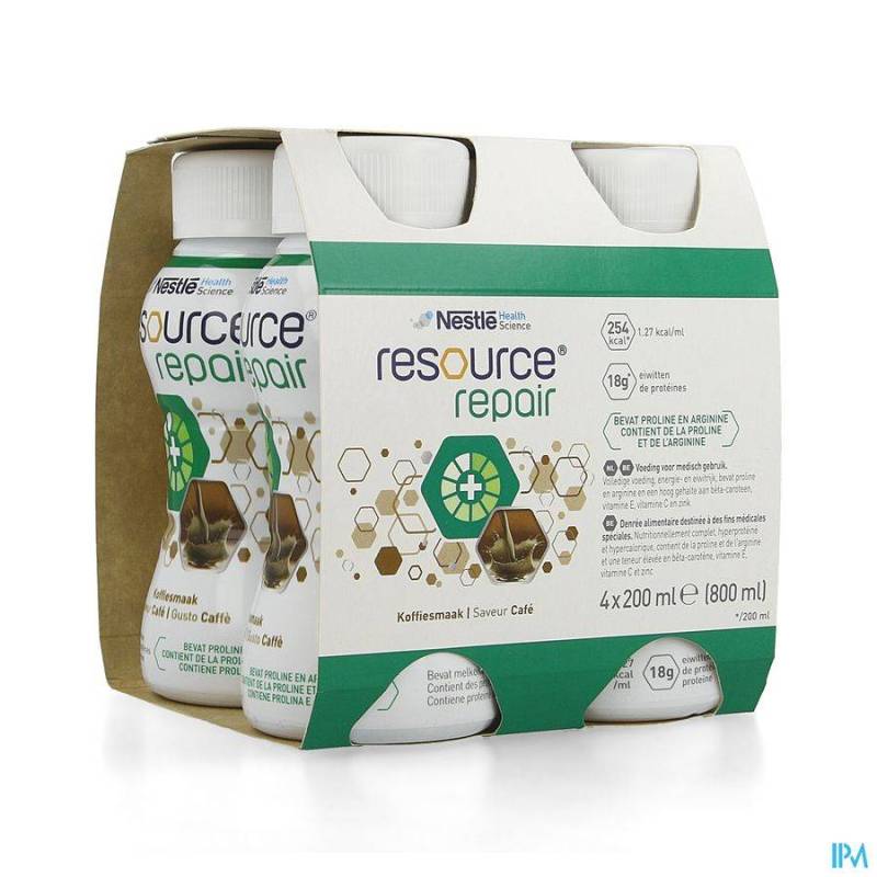 Resource Repair Koffie Fles 4x200ml