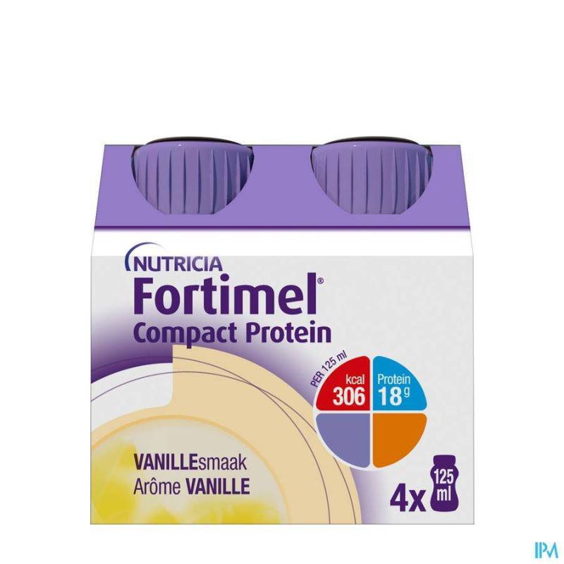 Fortimel Compact Protein Vanille 4x125ml