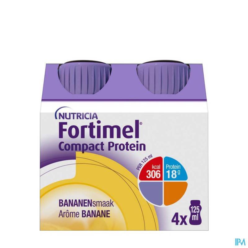 Fortimel Compact Protein Banaan 4x125ml