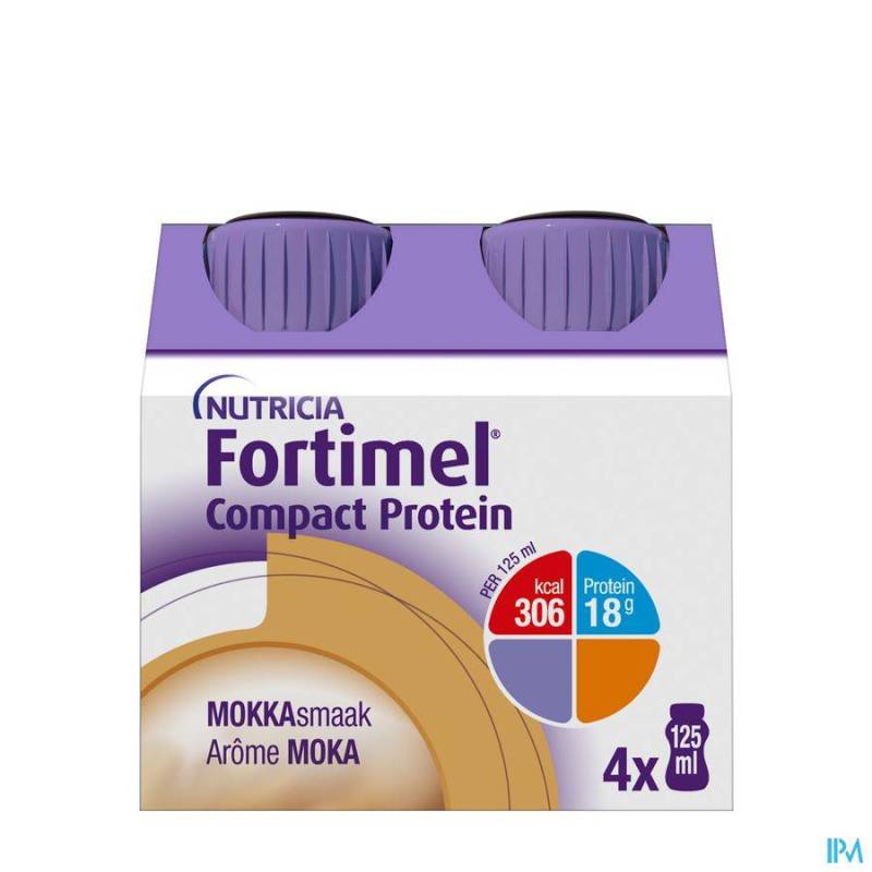 FORTIMEL COMPACT PROTEIN MOKA 4X125ML