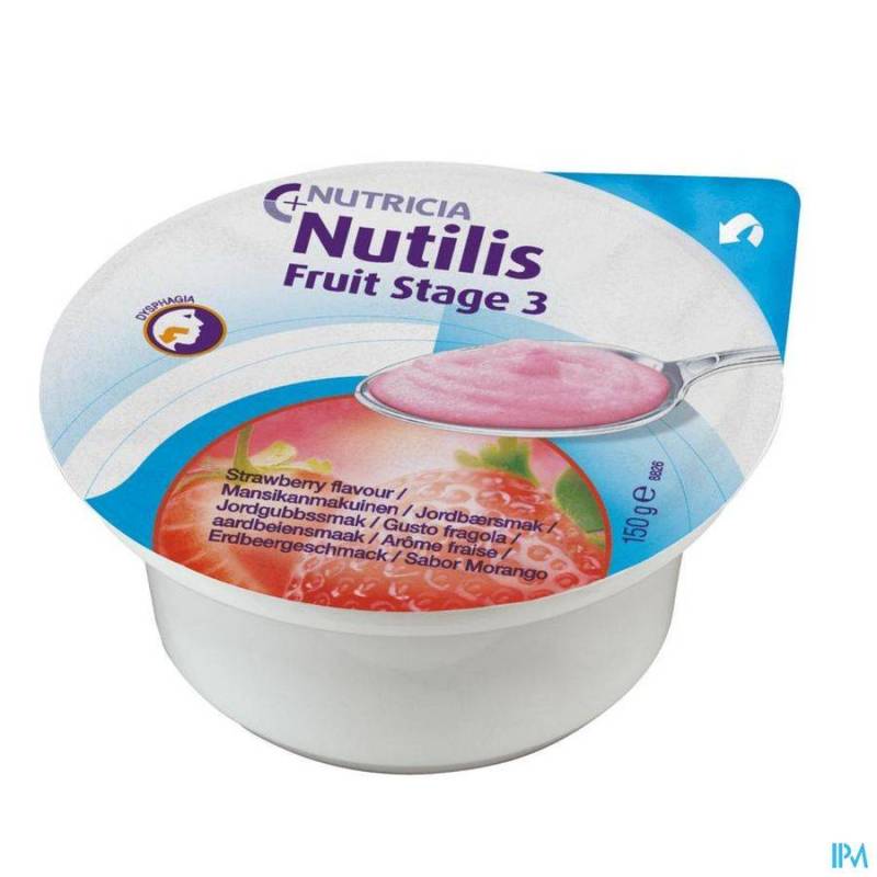 Nutilis Fruit Stage 3 Aardbei 3x150g